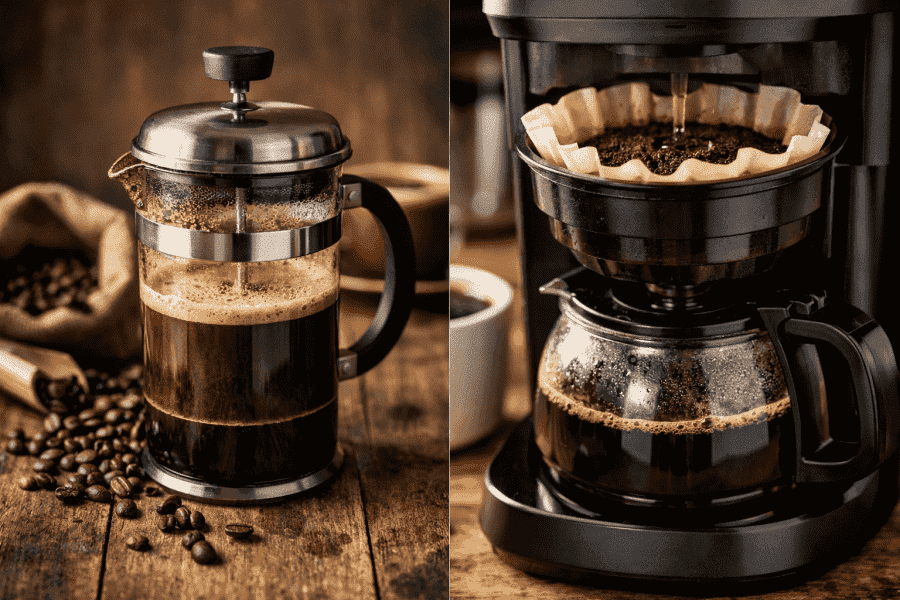 Was ist der Unterschied zwischen French Press und Filterkaffee?