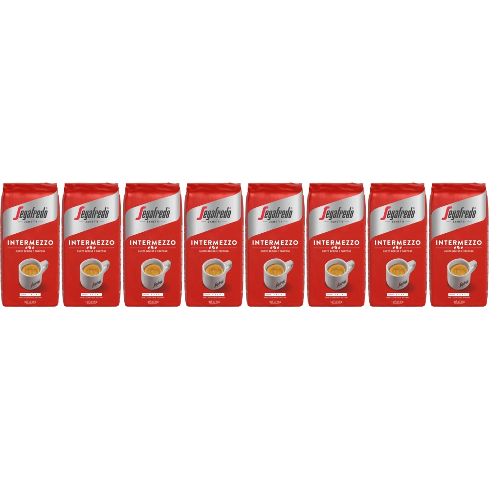 Segafredo Intermezzo - Kaffeebohnen - 8 x 1 Kilo