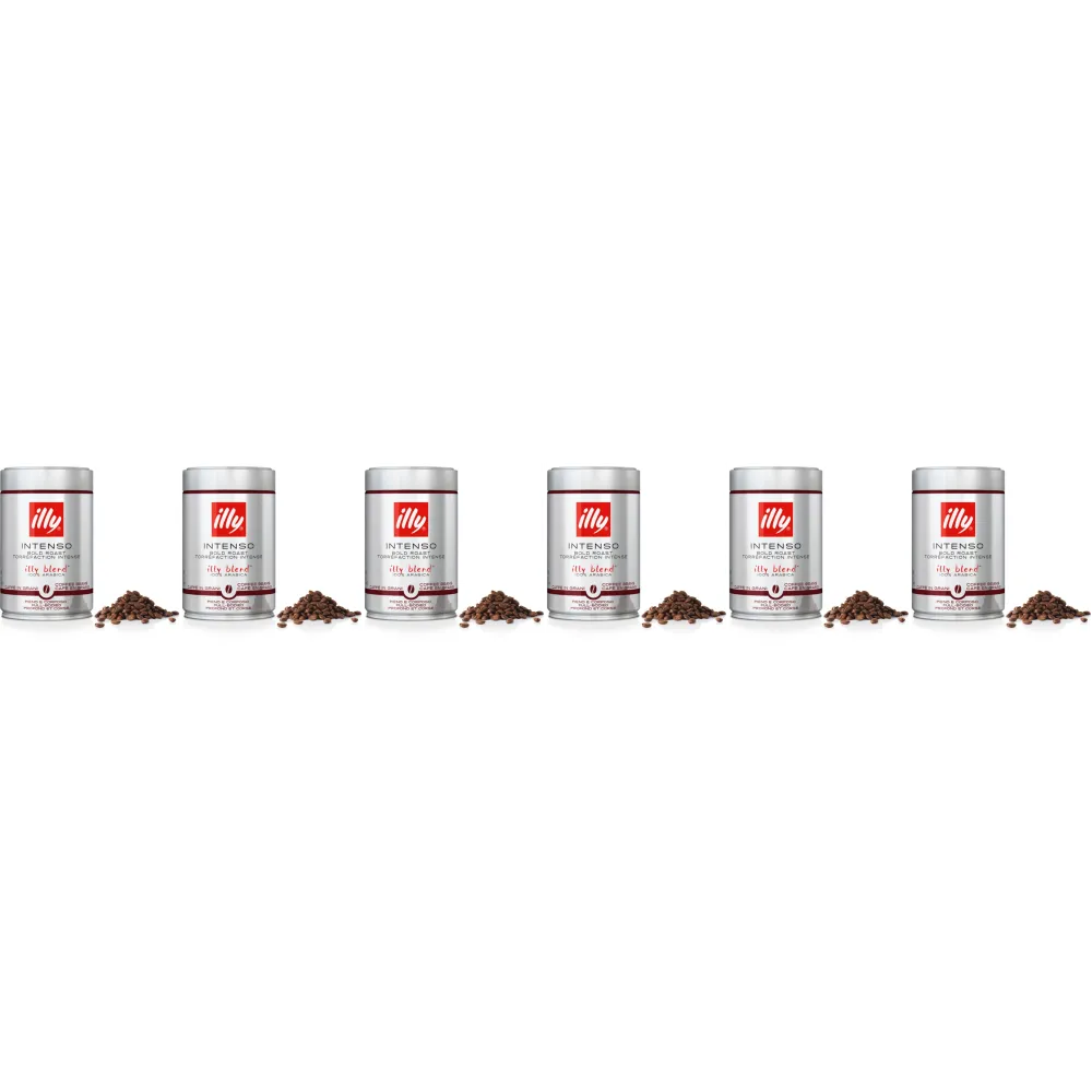 illy Intenso - Kaffeebohnen - 6 x 250 Gramm