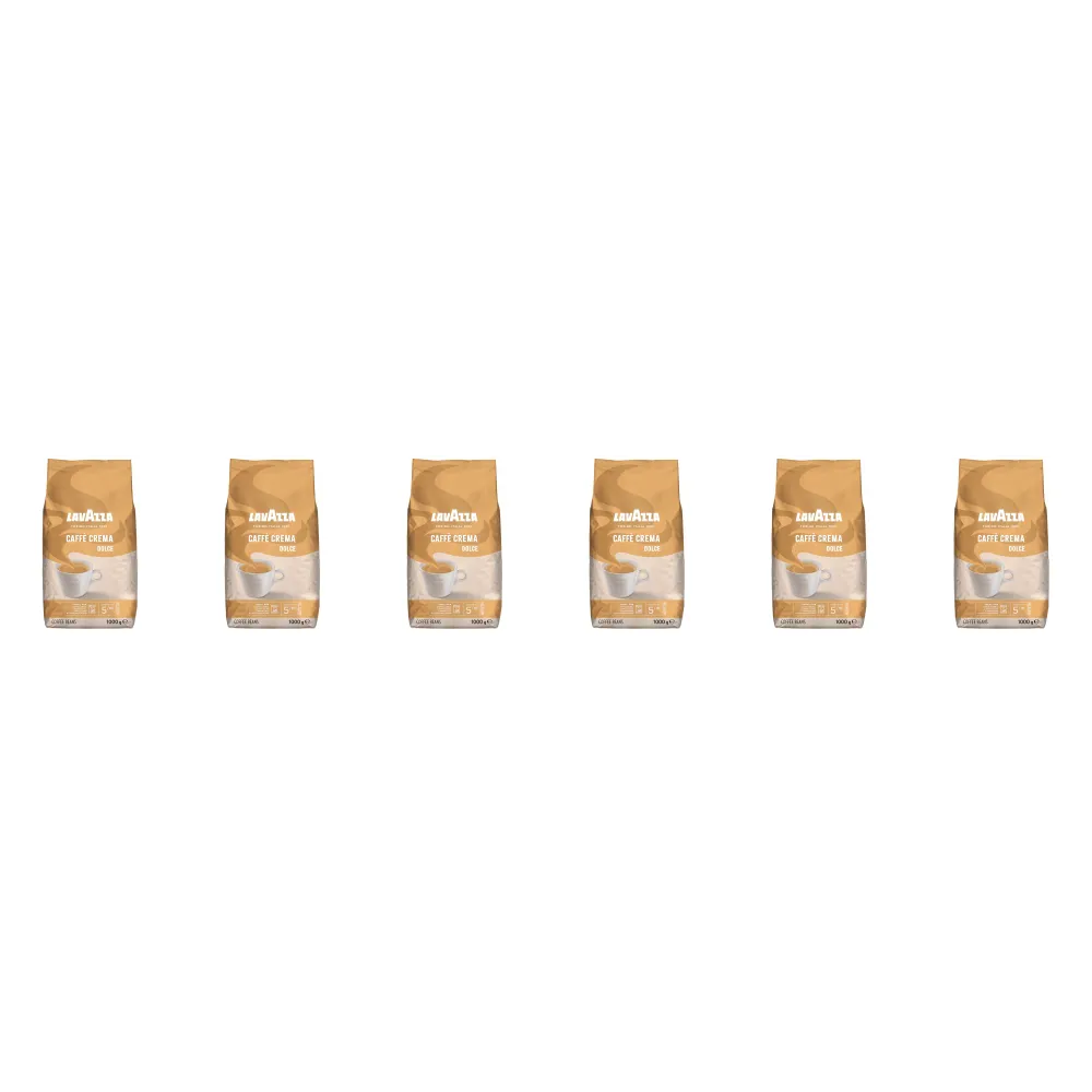 Lavazza Caffè Crema Dolce - Kaffeebohnen - 6 x 1 Kilo