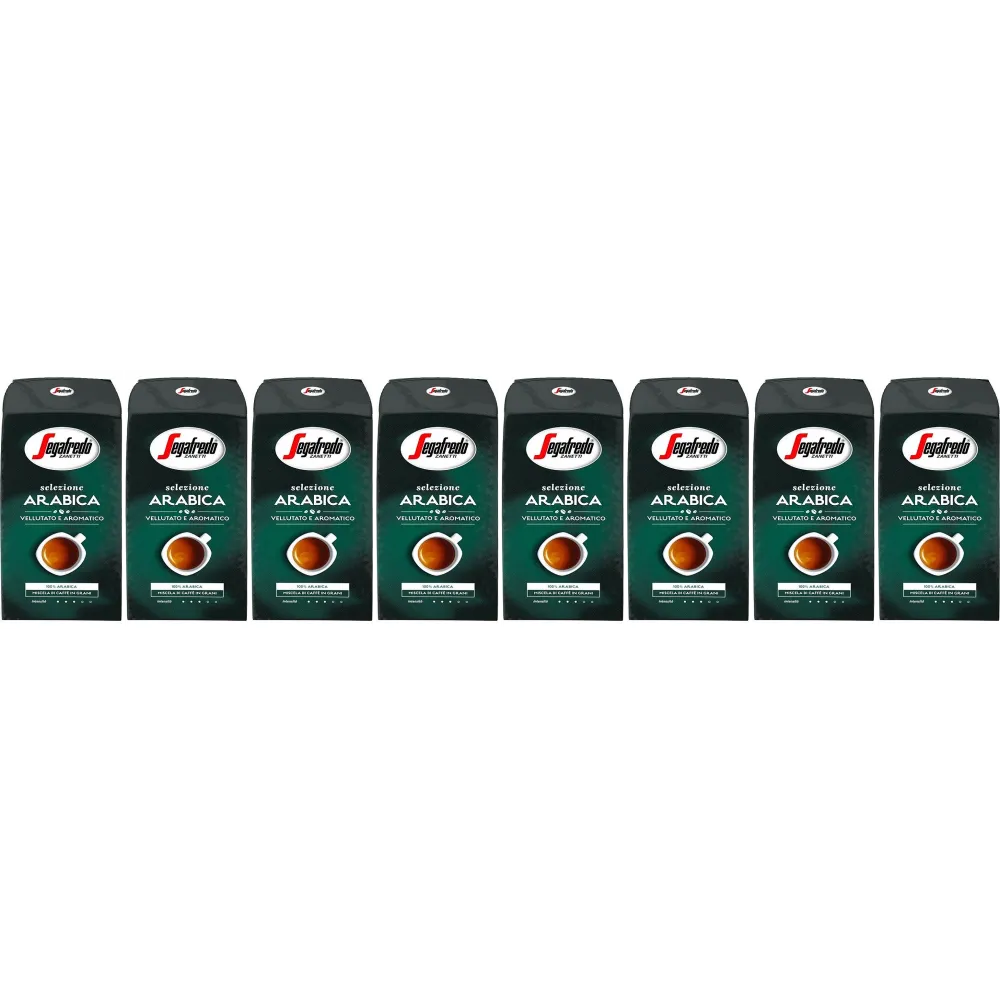 Segafredo Selezione 100% Arabica - Kaffeebohnen - 8 x 1 Kilo
