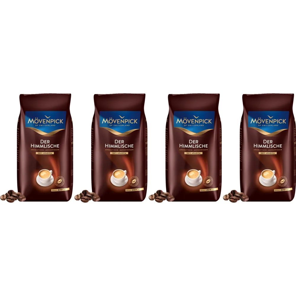 Mövenpick Der Himmlische - Kaffeebohnen - 4 x 1 Kilo