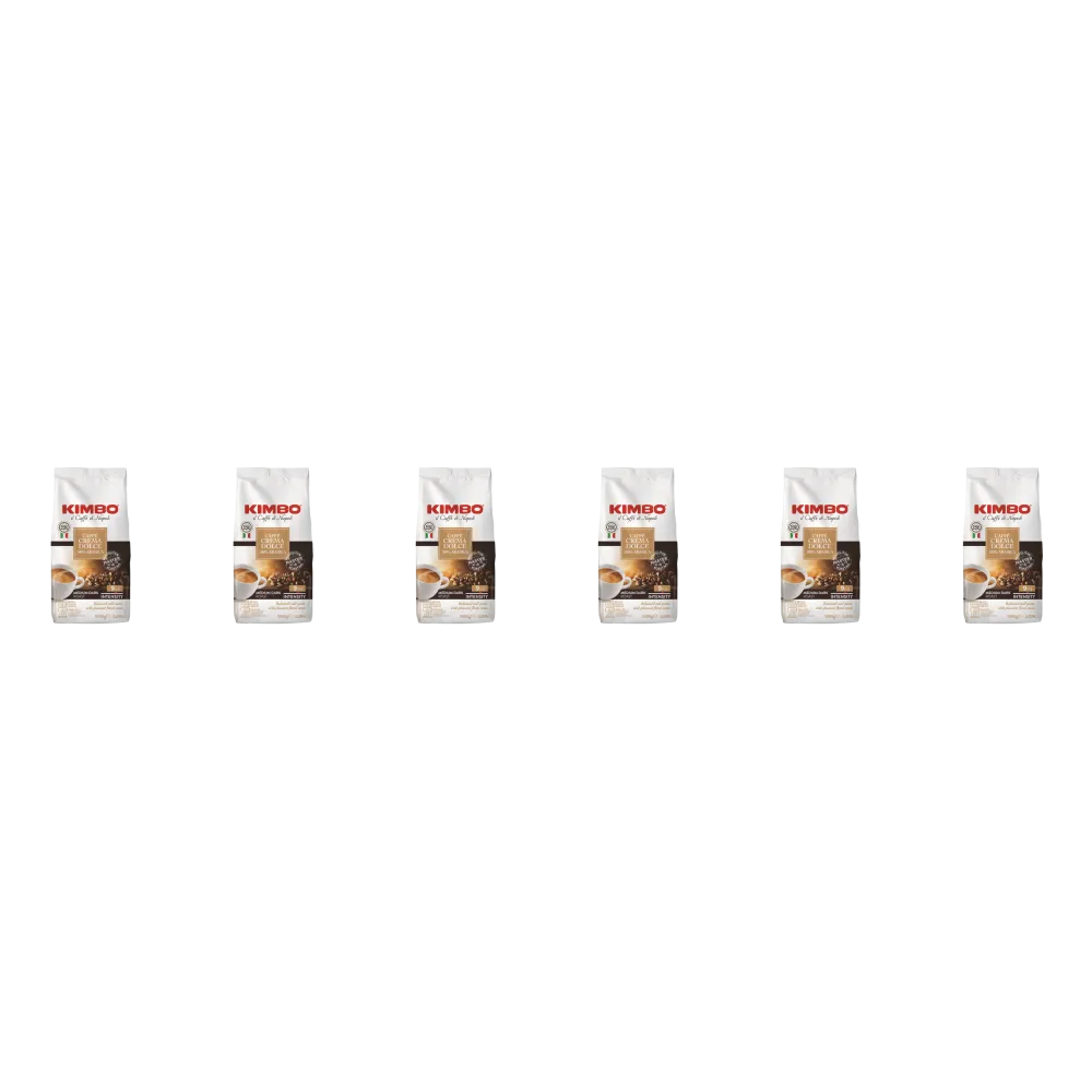 Kimbo Dolce Crema - Kaffeebohnen - 6 x 1 Kilo