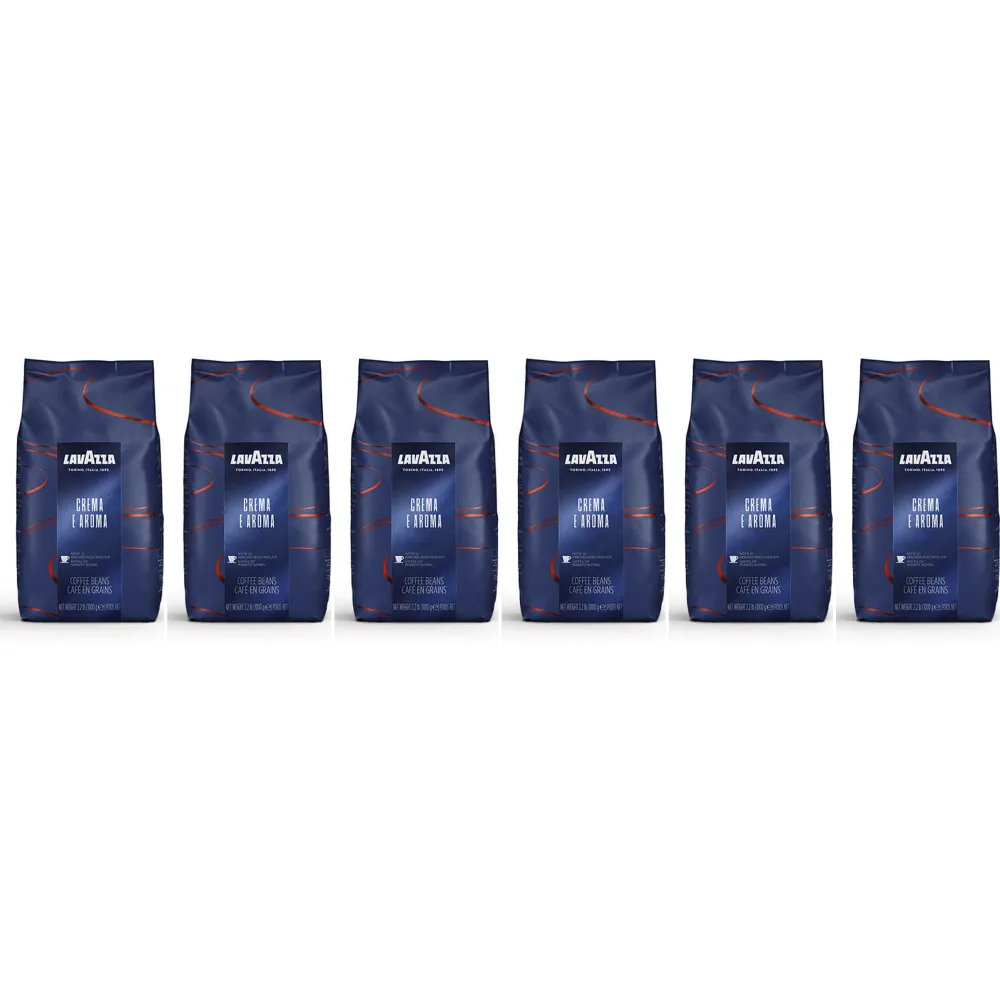 Lavazza Crema e Aroma - Kaffeebohnen - 6 x 1 kg
