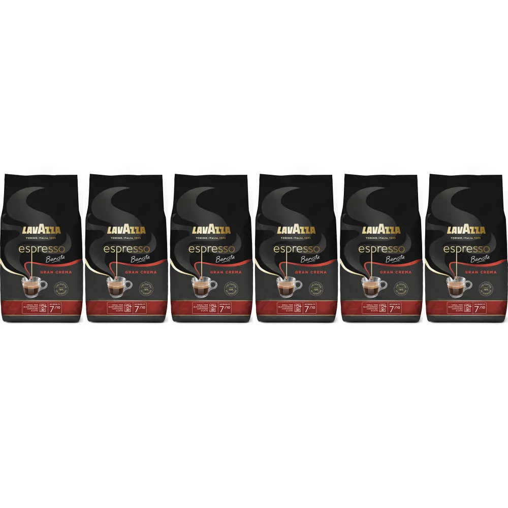 Lavazza Espresso Barista Gran Crema - Kaffeebohnen - 4 x 1 Kilo