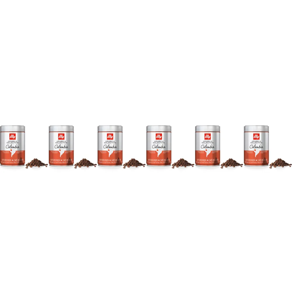 illy - Arabica Selection Kolumbien - 6 x Kaffeebohnen - 250 Gramm