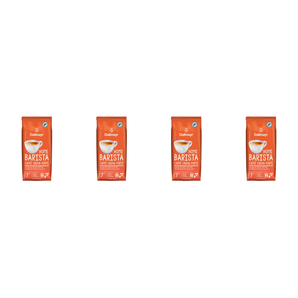 Dallmayr Home Barista Caffè Crema Forte - Kaffeebohnen - 4 x 1 Kilo