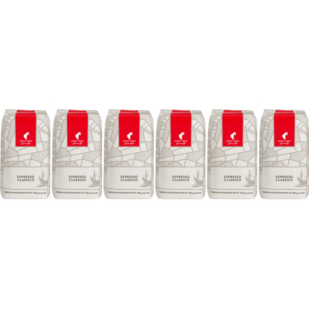 Julius Meinl Espresso Classico Italian Line - Kaffeebohnen - 6 x 1 Kilo