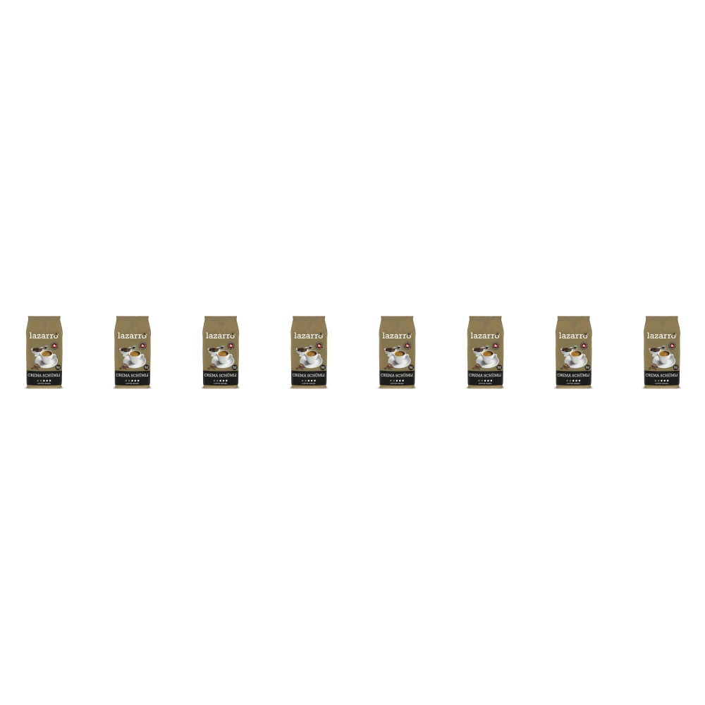 Lazarro Crema Schümli - Kaffeebohnen - 8 x 1 Kilogramm