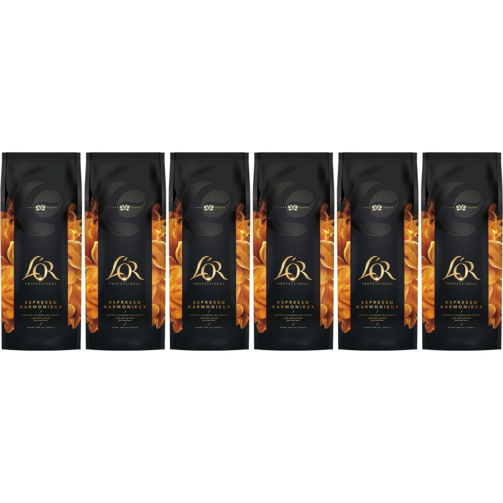 L'OR Harmonieux Espresso - Kaffeebohnen - 6 x 1 Kilogramm