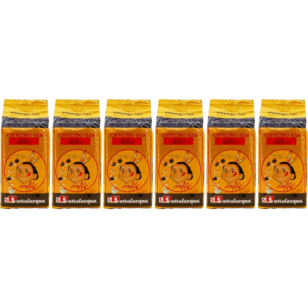 Passalacqua Cremador - Kaffeebohnen - 6 x 1 Kilogramm