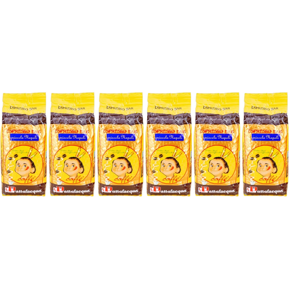 Passalacqua Miscela Napoli - Kaffeebohnen - 6 x 1 Kilogramm