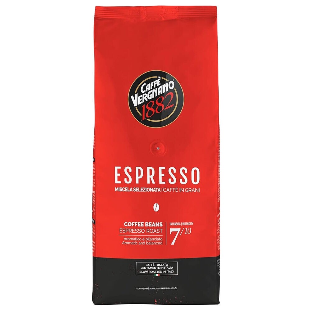 Caffè Vergnano 1882 Espresso - kaffeebohnen - 6 x 1 Kilo