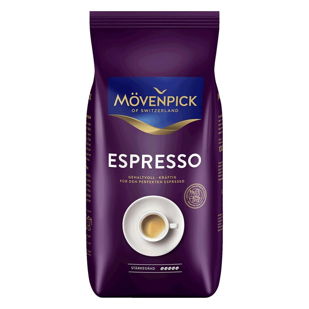 Mövenpick Espresso - Kaffeebohnen - 4 x 1 Kilo