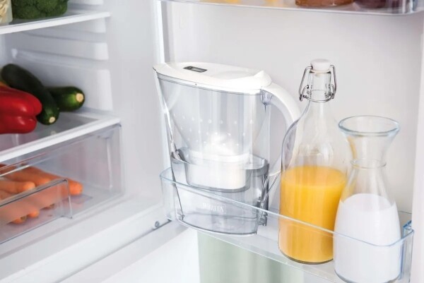Brita - Wasserfilterkanne Marella Weiß + 1 Maxtra Filterkartusche 2,4L