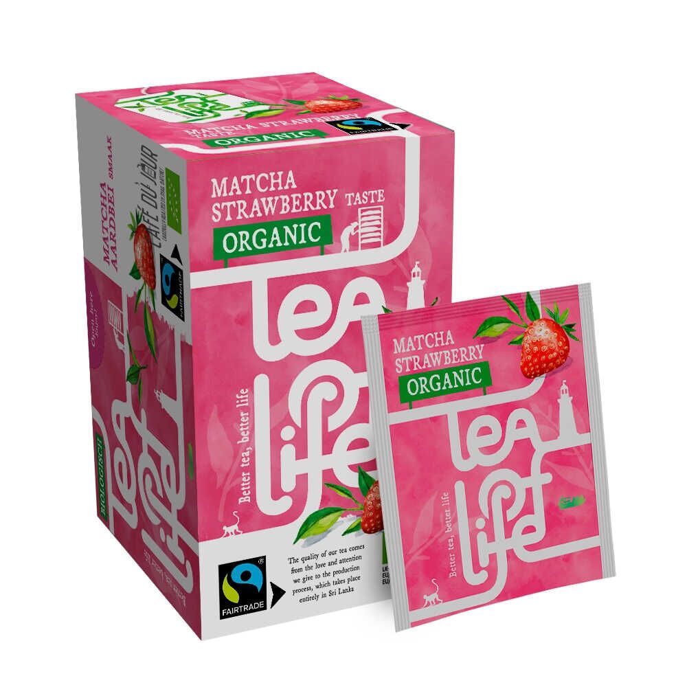 Grüner Tee Matcha Erdbeere – Tea of Life