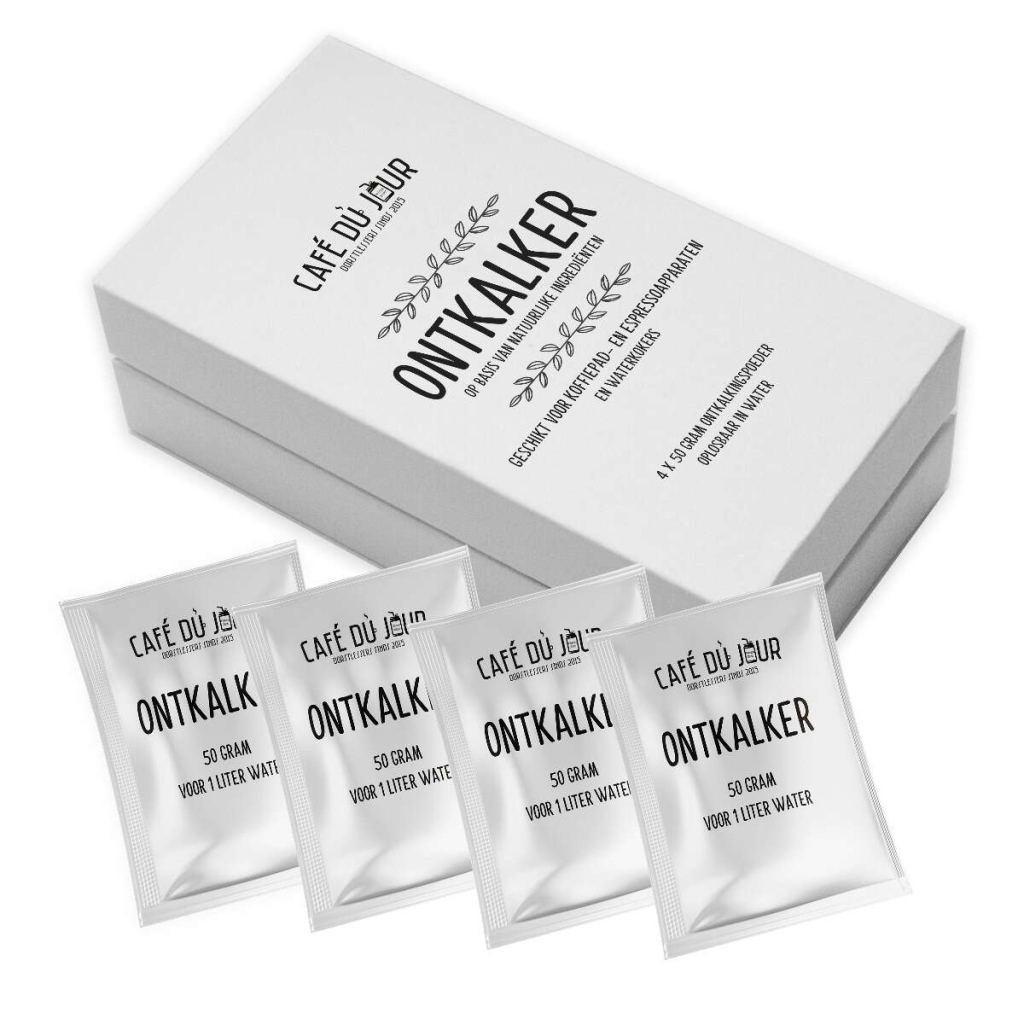 Café du Jour Entkalker 4x50 Gramm Entkalkungspulver