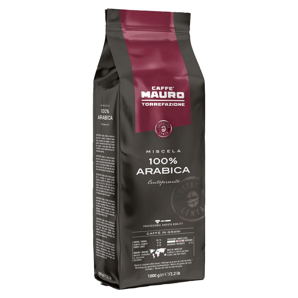 Caffè Mauro 100% Arabica Centopercento - Kaffeebohnen - 1 Kilo