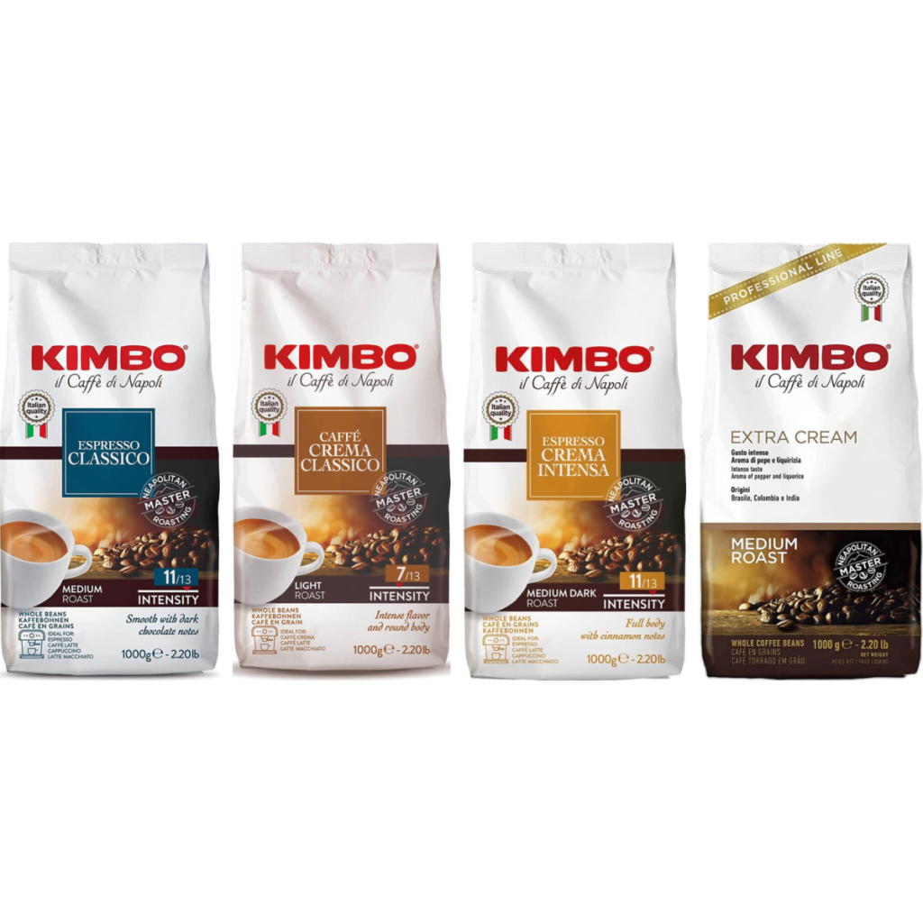 Kimbo Probierpaket Klassisch Italienisch - 4 x 1 Kilo