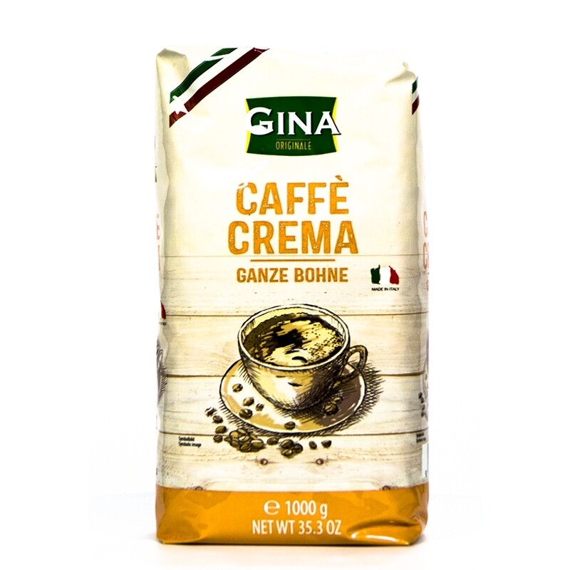 Gina Caffè Crema Kaffeebohnen 1 Kilo