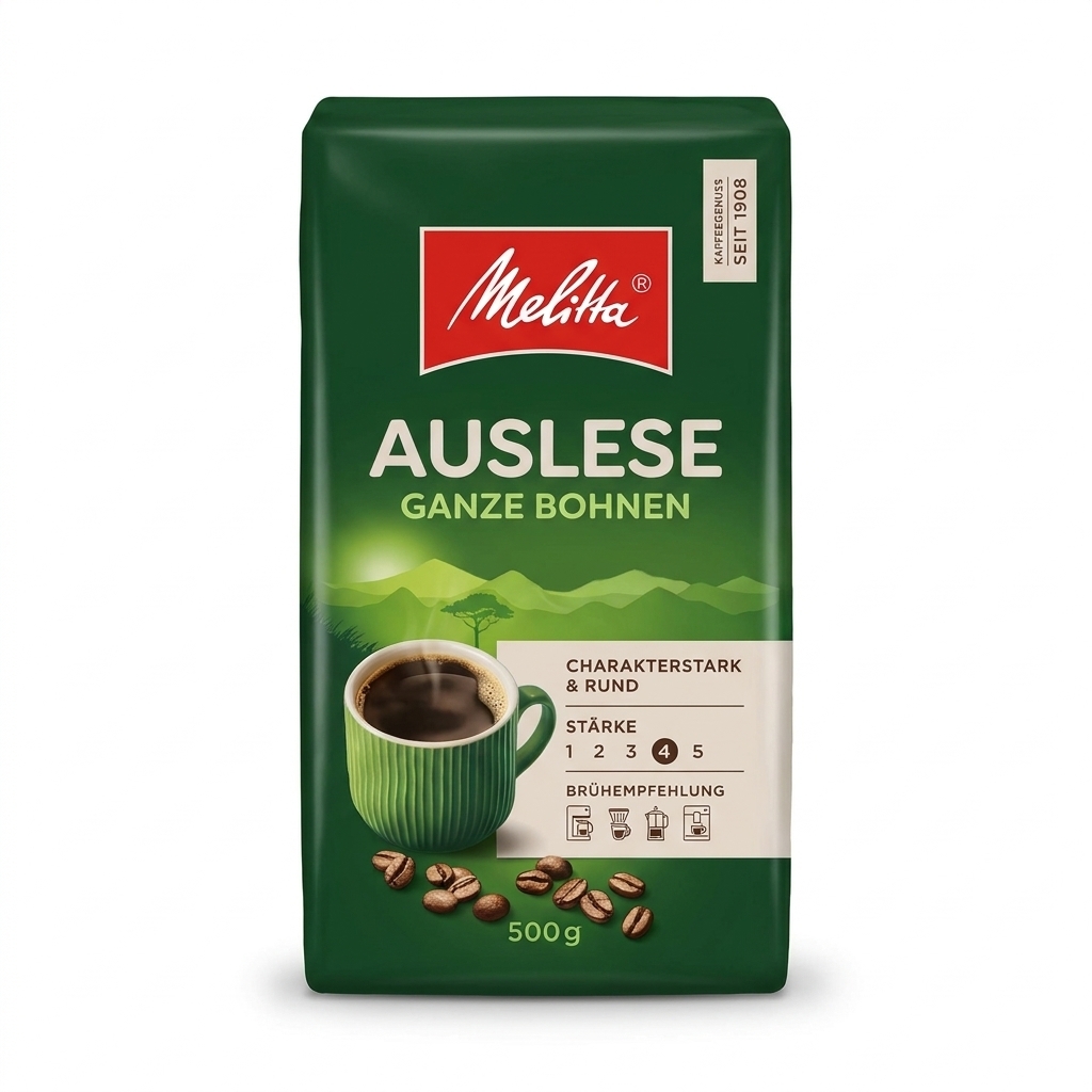 Melitta Auslese - Kaffeebohnen - 500 Gramm