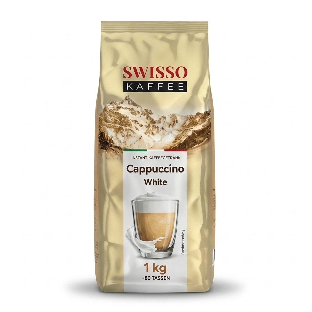 Swisso Kaffee Cappuccino White - Instant-Cappuccino - 1 Kilo