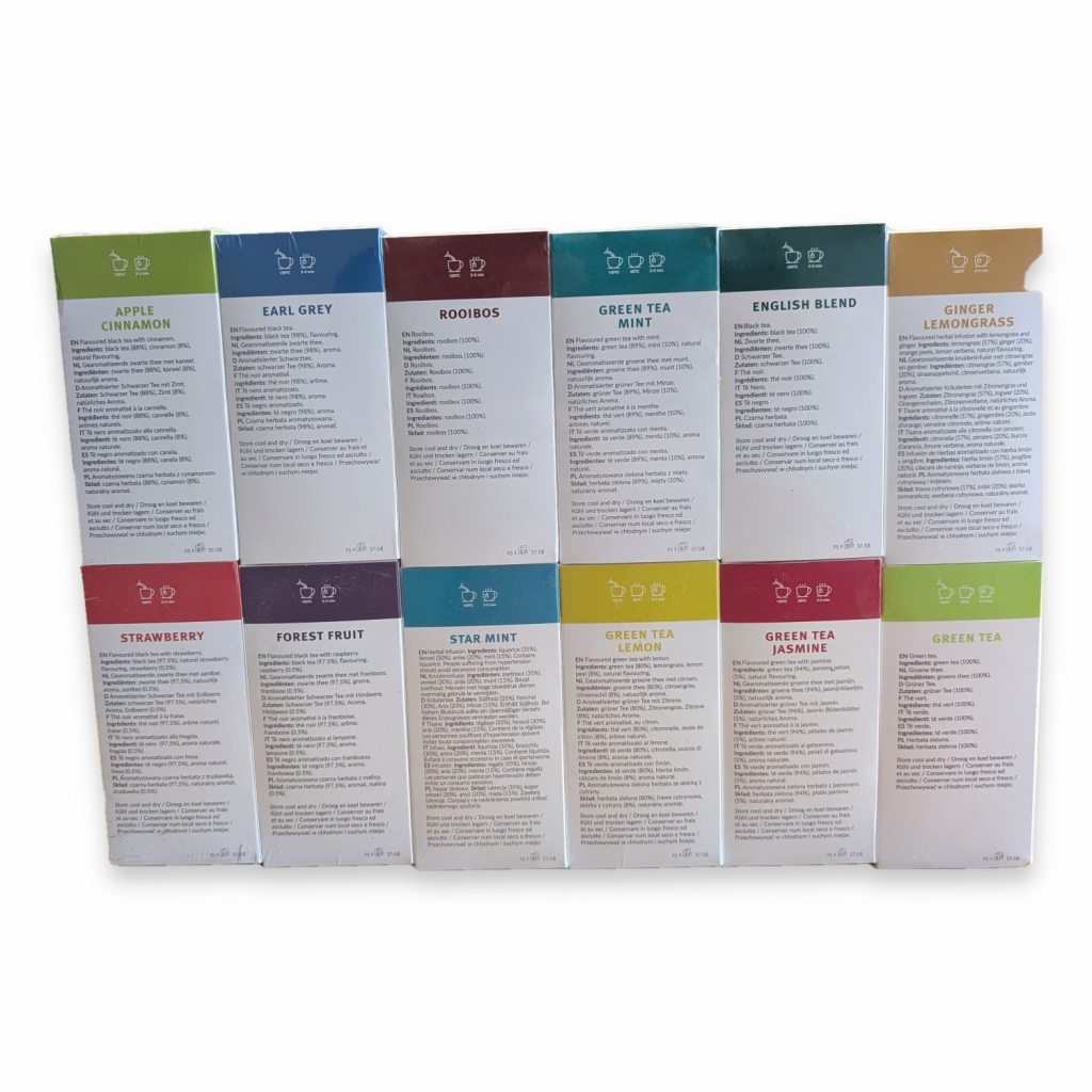 Sunleaf Sortiment-Sleeve, 12 x 25 Teebeutel