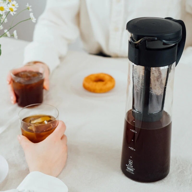Hario Mizudashi - Cold Brew Coffee Pot Zwart - 600 ml