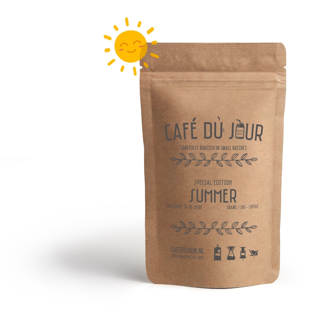 Café du Jour Sommerkaffee - frische Kaffeebohnen