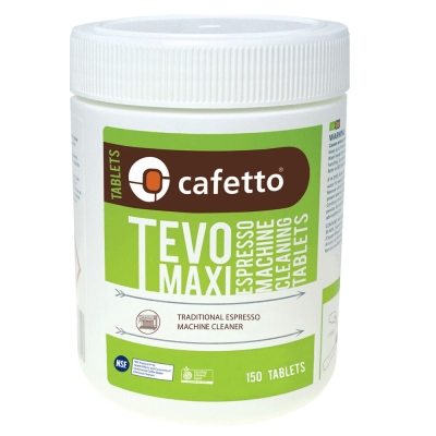 Cafetto Tevo® Maxi - Reinigungstabletten für Kaffeemaschinen (2,5 g) - 150 Stück