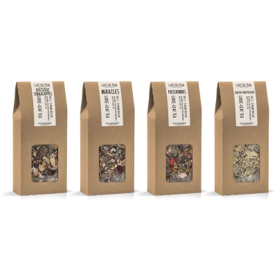 Café du Jour pour losse tea - Go Green pakket - 4 x 100 GR