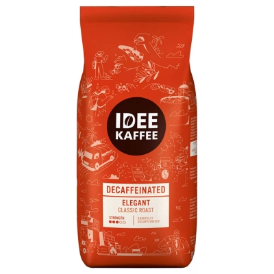 IDEE Kaffee Elegant Entkoffeiniert - Kaffeebohnen - 1 Kilo