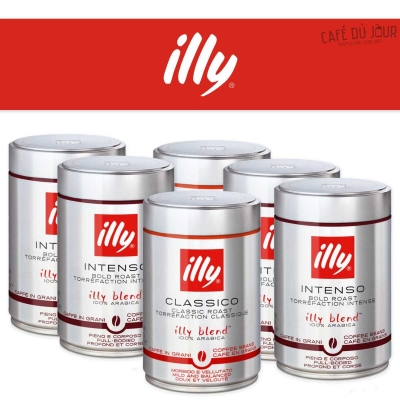 illy Mischpackung Selbstzusammenstellung - Kaffeebohnen - 6 x 250g