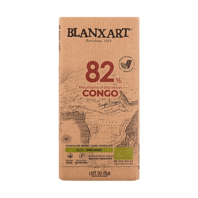 Blanxart - Kongo Berge des Mondes - 82% dunkle Schokolade