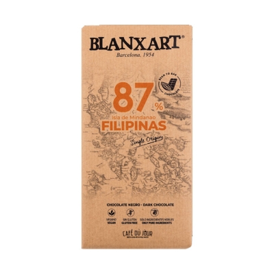 Blanxart - Filipinas Isla de Mindanao - 87% dunkle Schokolade