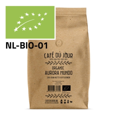 Café du Jour Bio Aurora Mundo - Kaffeebohnen - 500 Gramm