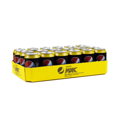 Pepsi Max Lemon 330 ml. / Tablett 24 Dosen