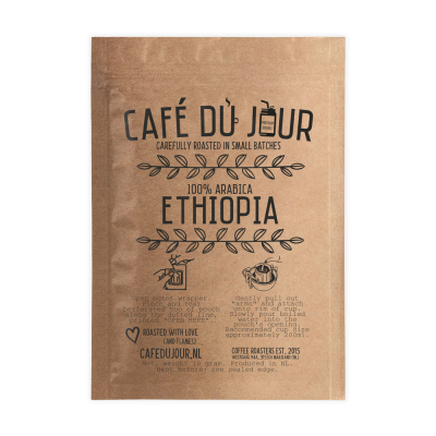 Café du Jour Single Serve Drip Coffee - 100% Arabica ÄTHIOPIEN - Filterkaffee für unterwegs!