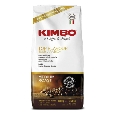 Kimbo Espresso Riegel mit Top Flavour 100 % Arabica - Kaffeebohnen - 1 Kilo