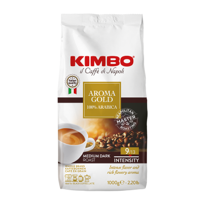 Kimbo Espresso Bar Aroma Gold - Kaffeebohnen - 1 Kilo