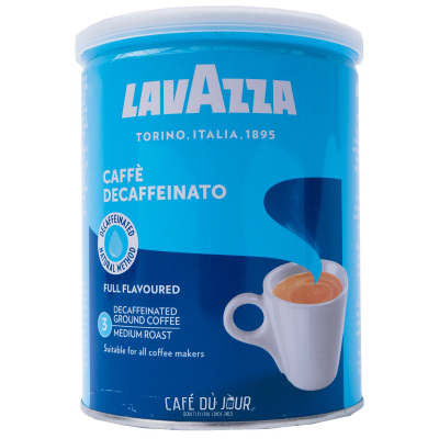 Lavazza Caffè Decaffeinato - gemahlener Kaffee 250g Dose