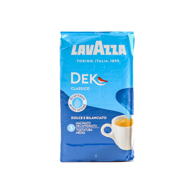 Lavazza DEK Classico Entkoffeinierter - gemahlener Kaffee - 250 Gramm