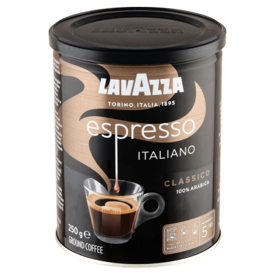 Lavazza Espresso Italiano Classico in der Dose - gemahlener Kaffee - 250 Gramm