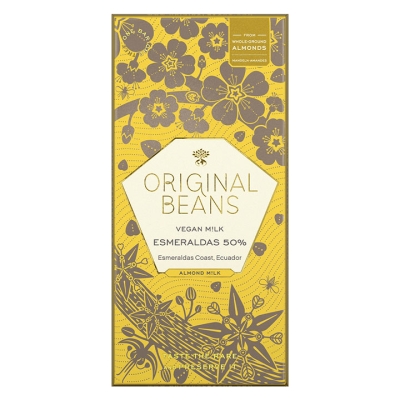Original Beans - Esmeraldas Vegan Almond - 50% Mandelmilchschokolade