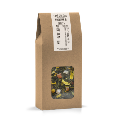 Ananas & Papaya - Grüner Tee 100 Gramm - Café du Jour loser Tee