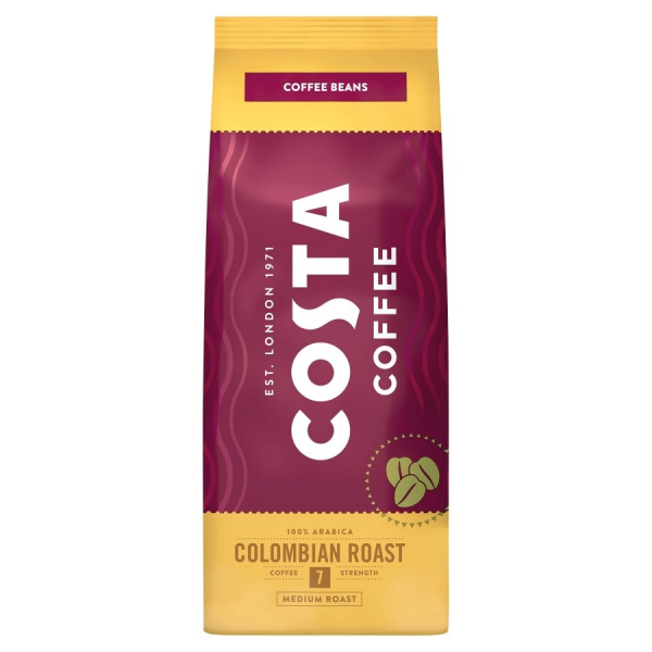 Costa Coffee Kolumbianische Röstung - Kaffeebohnen - 500 Gramm