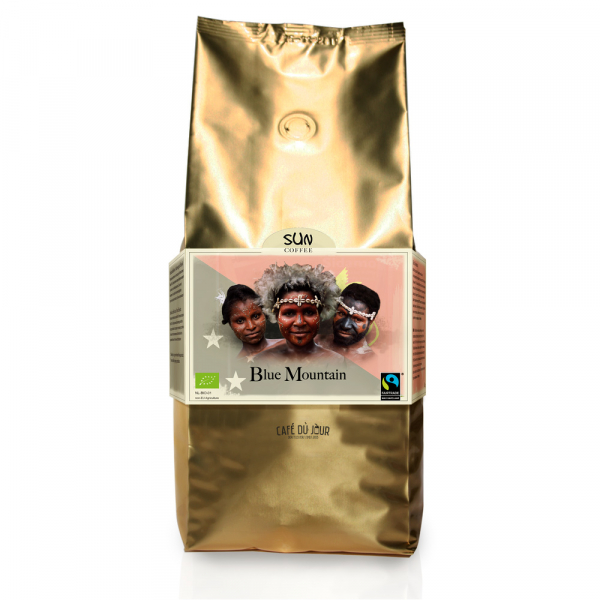SUN Dark Roast Blue Mountain Biologische Fairtrade koffiebonen 1 kilo
