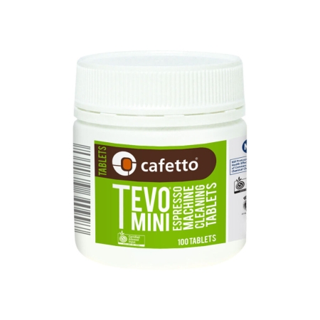 Cafetto Tevo® Mini - Reinigungstabletten für Kaffeemaschinen (1,5 g) - 100 Stück
