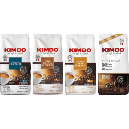 Kimbo Probierpaket Klassisch Italienisch - 4 x 1 Kilo