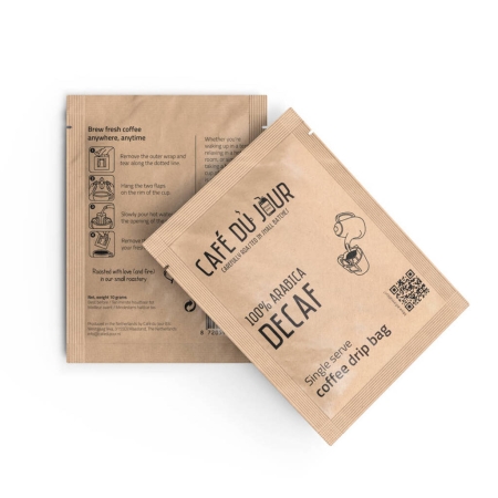 100% Arabica Entkoffeiniert - Einzelportionskaffeebeutel - 1 Stück